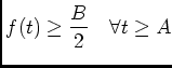 \begin{displaymath}\begin{array}{ll}
\varphi(f)(x)&=\dfrac 1x\left(\ds\int_0^Af...
... +\infty}\dfrac Kx+\dfrac{x-A}x\dfrac B2=\dfrac B2
\end{array}\end{displaymath}