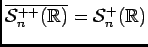 $ \overline{ {\cal S}^{++}_n(\ensuremath{\mathbb{R}} )}={\cal S}^{+}_n(\ensuremath{\mathbb{R}} )$
